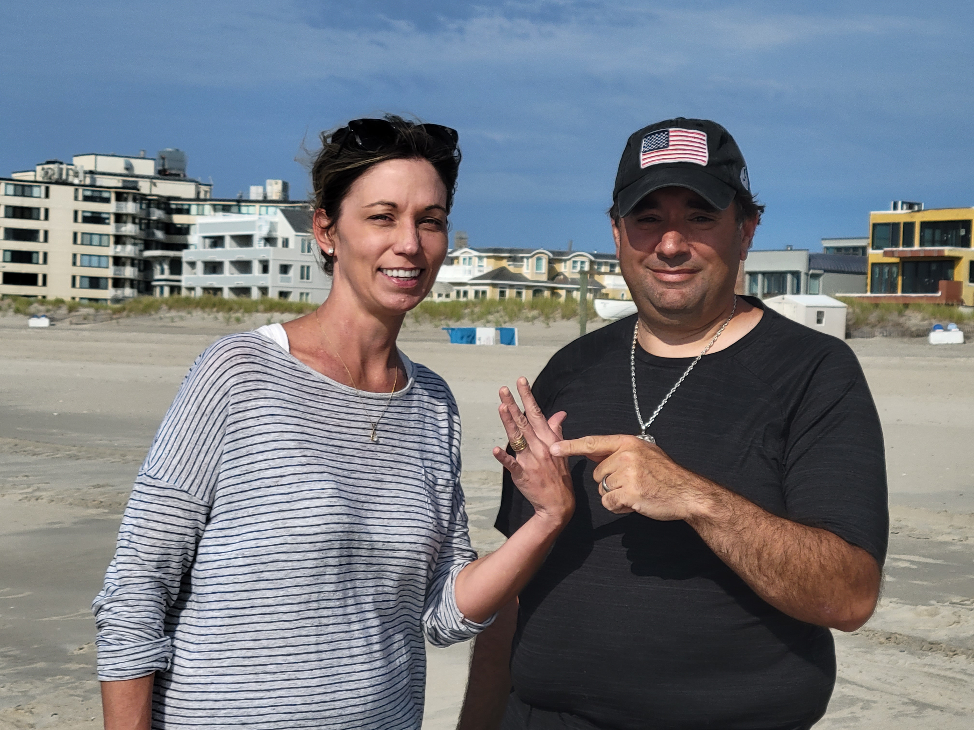 Find a lost ring in the sand by Ring Finders New Jersey Ocean City